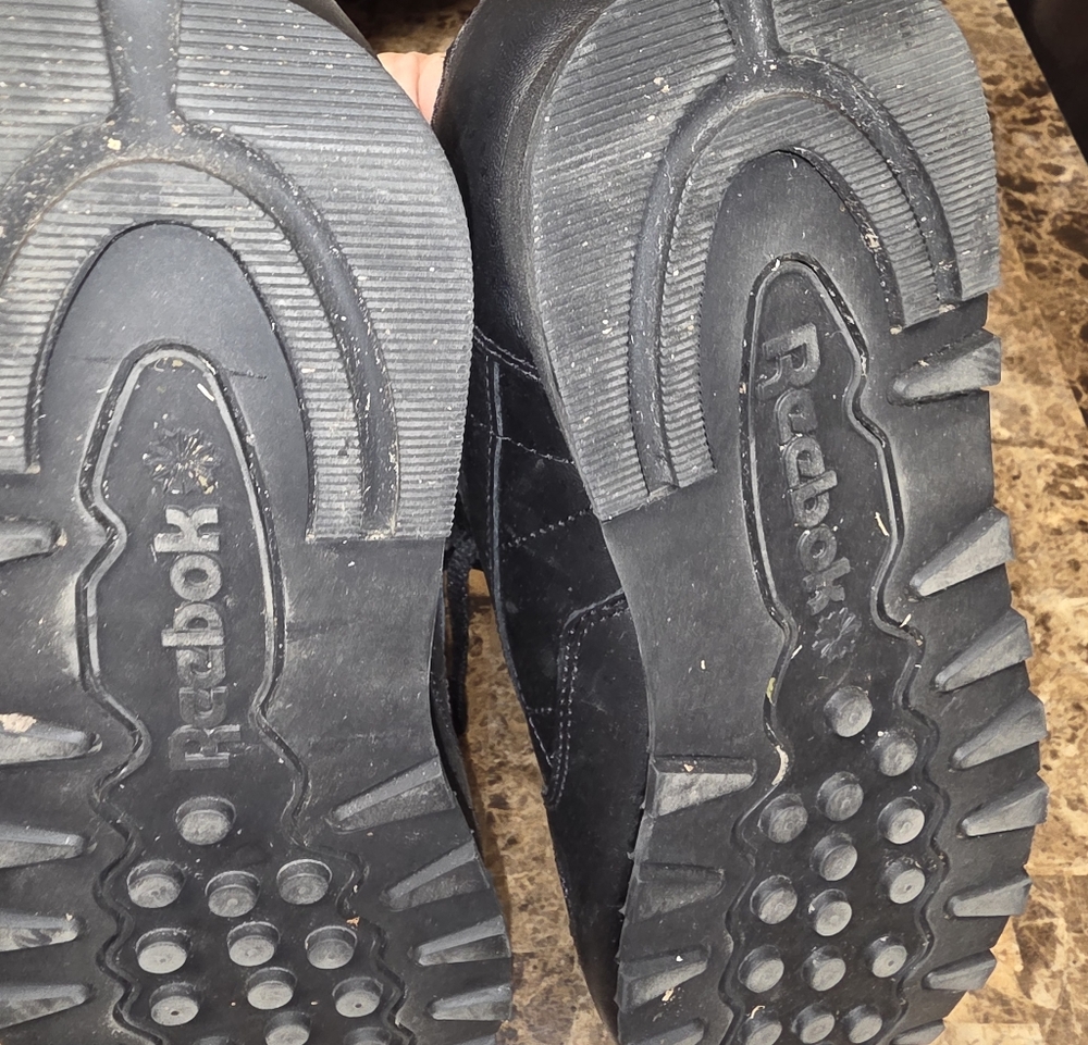 Reebok Black Athletic Lace-Up Sneakers - Picture 2 of 4